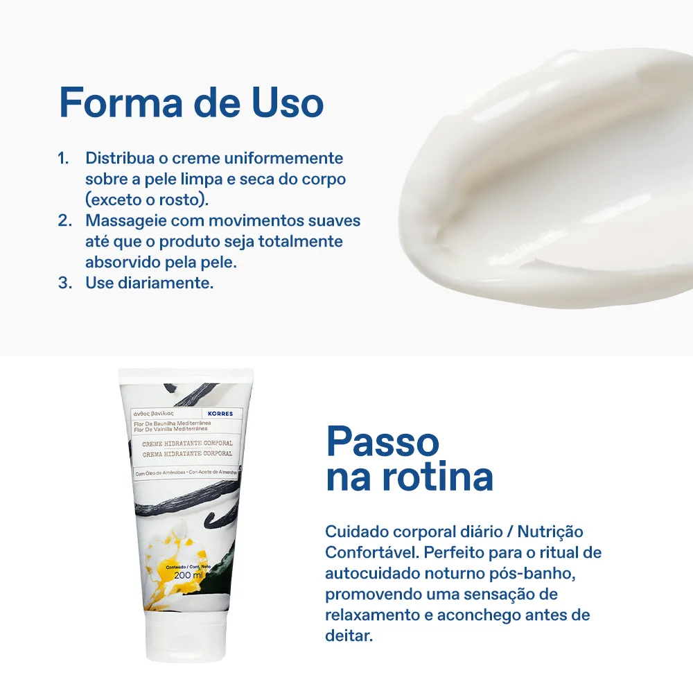 Creme Hidratante Deo Corporal Flor de Baunilha Mediterrânea 6