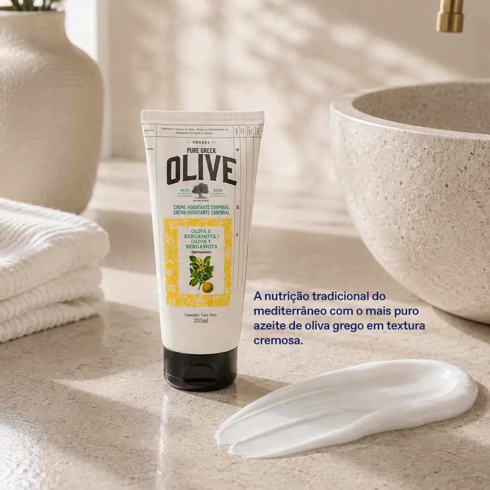 Creme Hidratante Deo Corporal Oliva e Bergamota 3