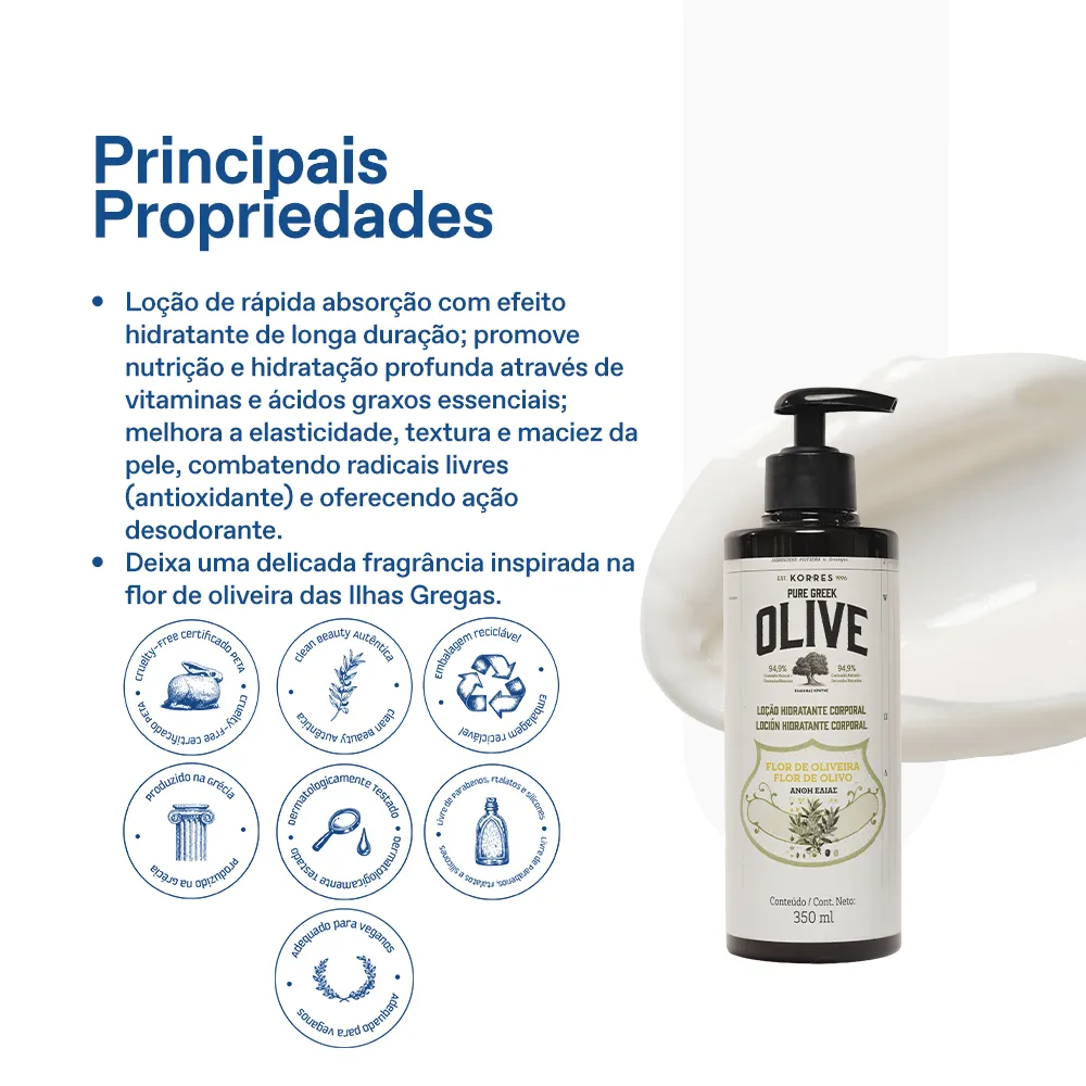 Loção Hidratante Deo Corporal Flor de Oliveira 5