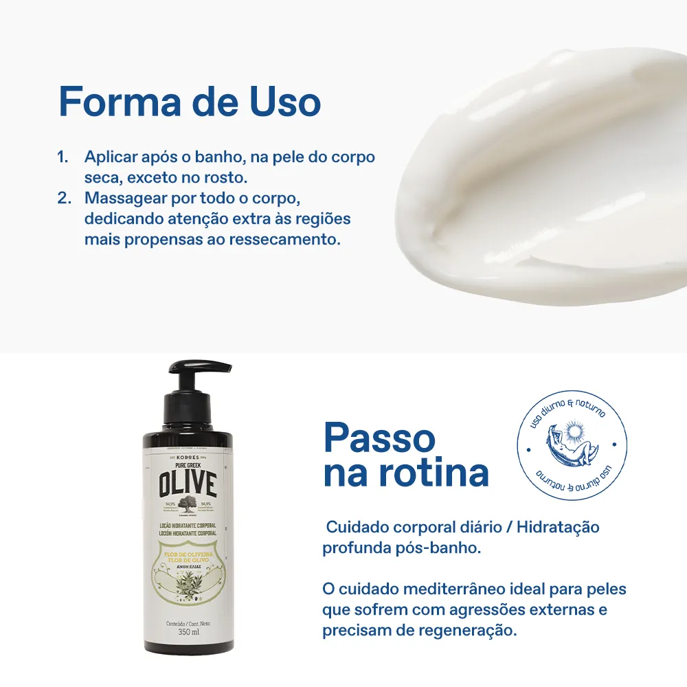 Loção Hidratante Deo Corporal Flor de Oliveira 6