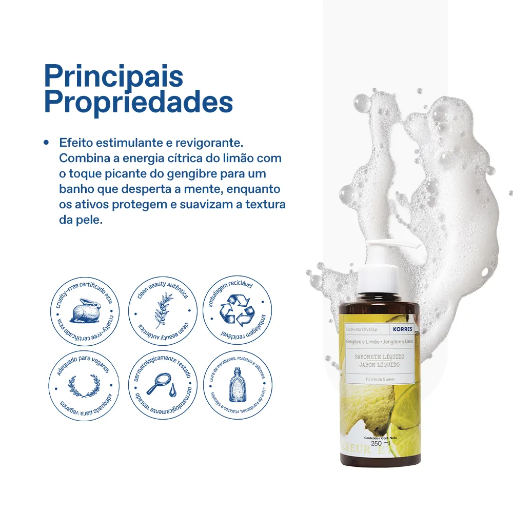 Sabonete Líquido Gengibre e Limão 5